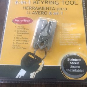 Micro-Tech 6 in 1 key ring tool brand new